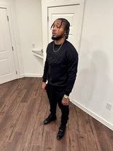 Load image into Gallery viewer, Black Classic Crewneck Set
