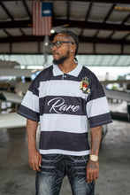 Load image into Gallery viewer, White &amp; Black Rugby Polo