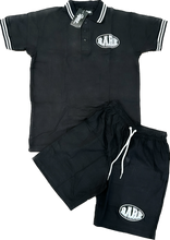 Load image into Gallery viewer, Black &amp; White Polo Set