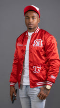 Load image into Gallery viewer, Red Varsity Jacket